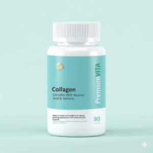 Collagen Complex with Hyaluronic Acid & Turmeric (60 Caps)